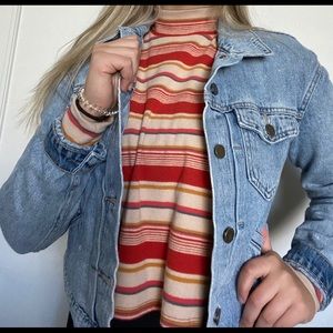 Light wash denim jacket. Gently worn